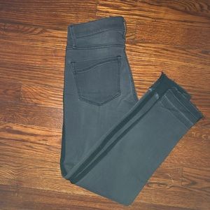 Black express ankle length jeans size 0 short